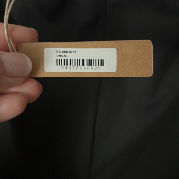 NWT Skims Black Mock Neck Long Sleeve Mid-thigh Bodysuit Size M - Picture 3 of 5